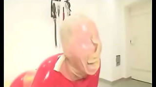 b. manage mask - Hot Carmen - Spandex Rubber Fetish