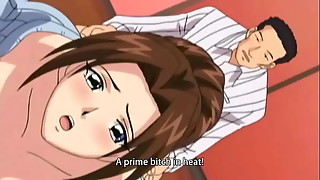 Anime porn Cougar with inborn tits tries elevator sex